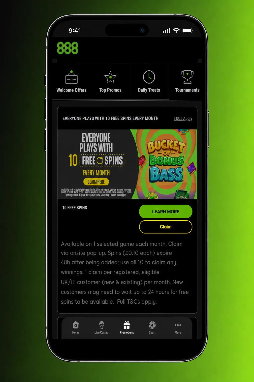 Step-by-step guide showing how to register, deposit, and activate the 888casino bonus in the United Kingdom.