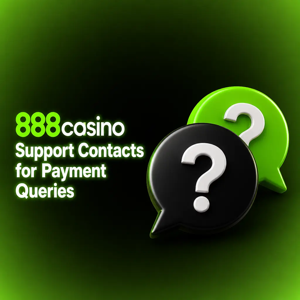 888casino support contact options for payment queries: live chat, email, UK phone line, and help centre FAQ.