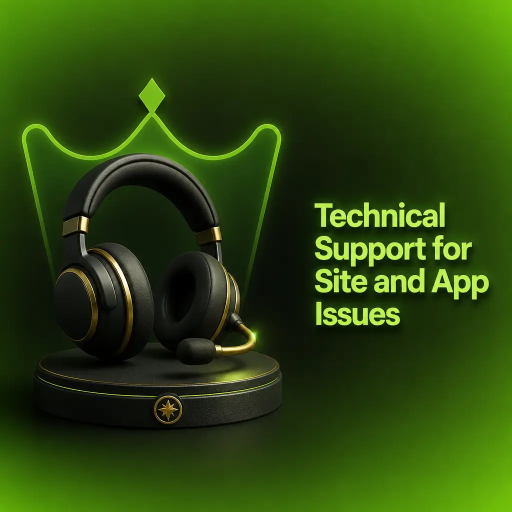 Technical support team resolving site and app issues like game loading errors, payment faults, and app crashes