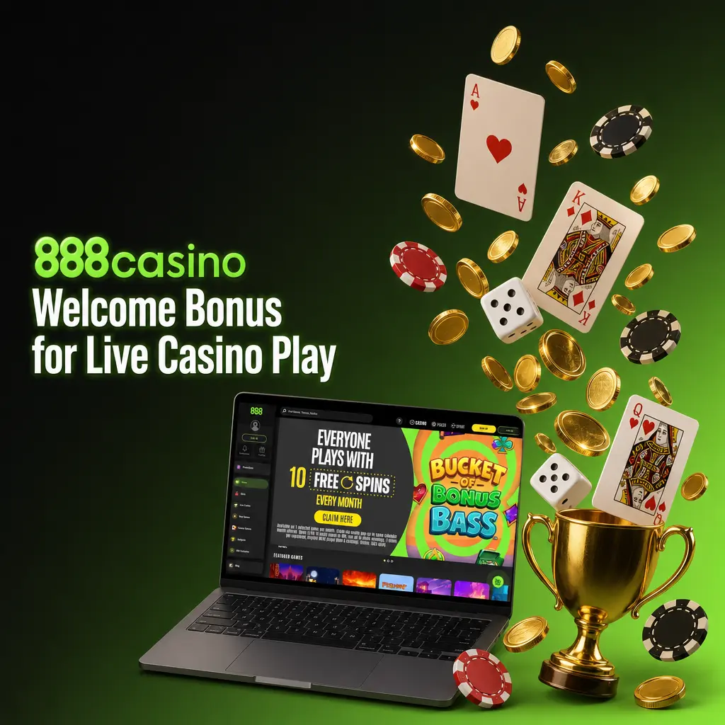 888casino welcome bonus: 200 Free Spins plus 100% deposit match up to £100 for new UK players, 18+, T&Cs apply.