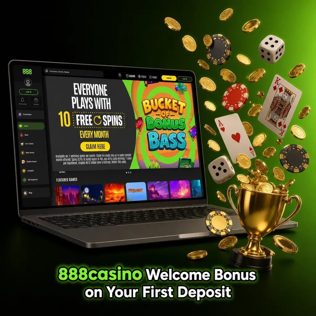 888casino UK welcome bonus: choose 200 free spins or a 100% first deposit match up to GBP 100, 30x wagering applies.