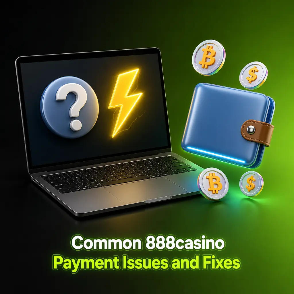 Guide to fixing common 888casino payment issues for UK players, including declined cards, delayed withdrawals and missing deposits.